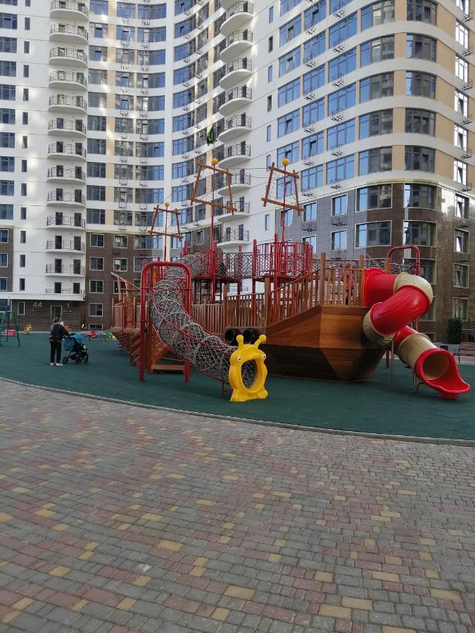 Апартаменты в Аркадии с террасой и прямым видом на море Одеса Екстериор снимка